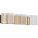 Kenzo LED 25 inch Polished Anodized Bronze Vanity Wall Light