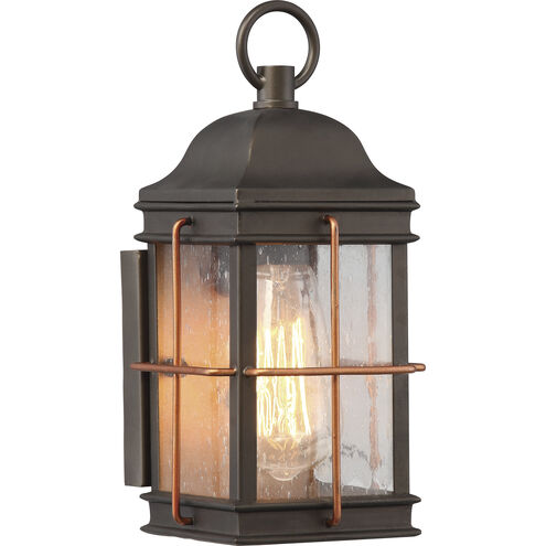 Howell 1 Light 11 inch Bronze and Copper Accents Outdoor Wall Light