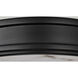 Kendall LED 14.25 inch Matte Black Flush Mount Ceiling Light