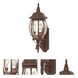 Central Park 3 Light 23 inch Old Bronze Outdoor Wall Lantern