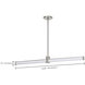 Bowman LED 2 inch Brushed Nickel Pendant Ceiling Light