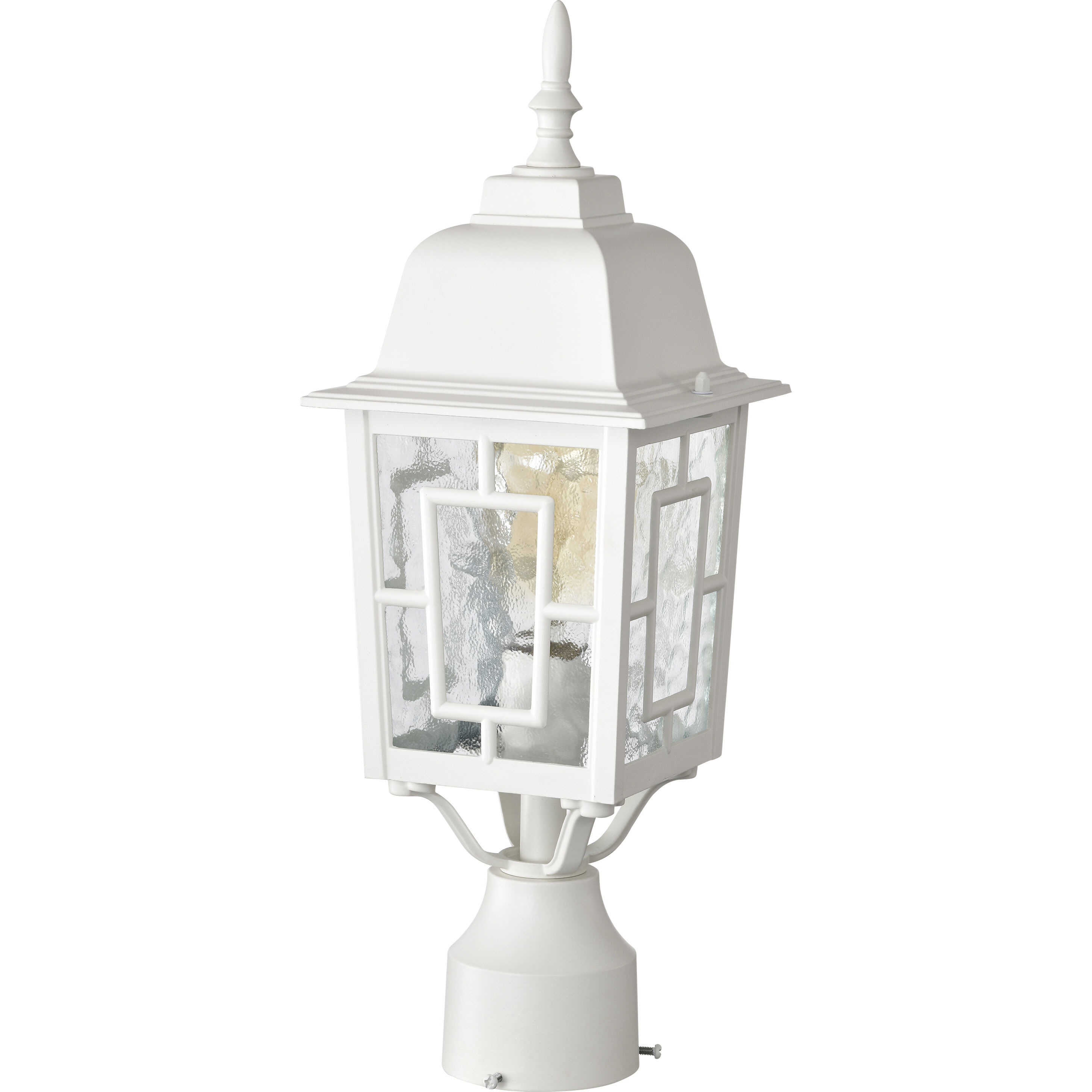 Banyan 1 Light 17 inch White Outdoor Post Light