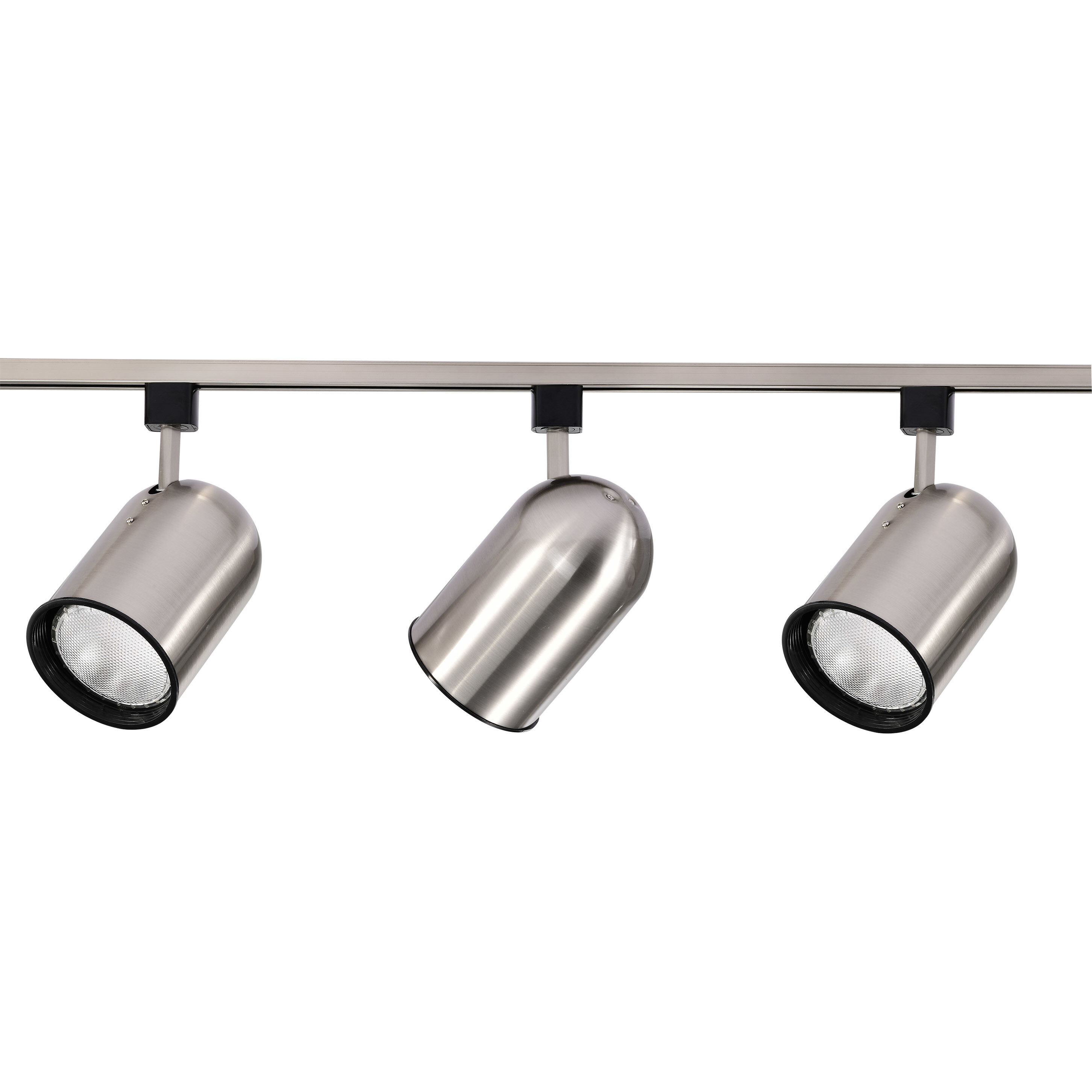 Brentwood 3 Light 120V Brushed Nickel Track Lighting Ceiling Light