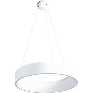 Orbit LED 23 inch White Pendant Ceiling Light