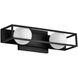 Jenkins LED 15.5 inch Matte Black Vanity Light Wall Light