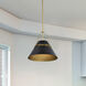 Adina 1 Light 12.75 inch Matte Black Pendant Ceiling Light