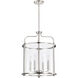 Yorktown 4 Light 16 inch Polished Nickel Pendant Ceiling Light