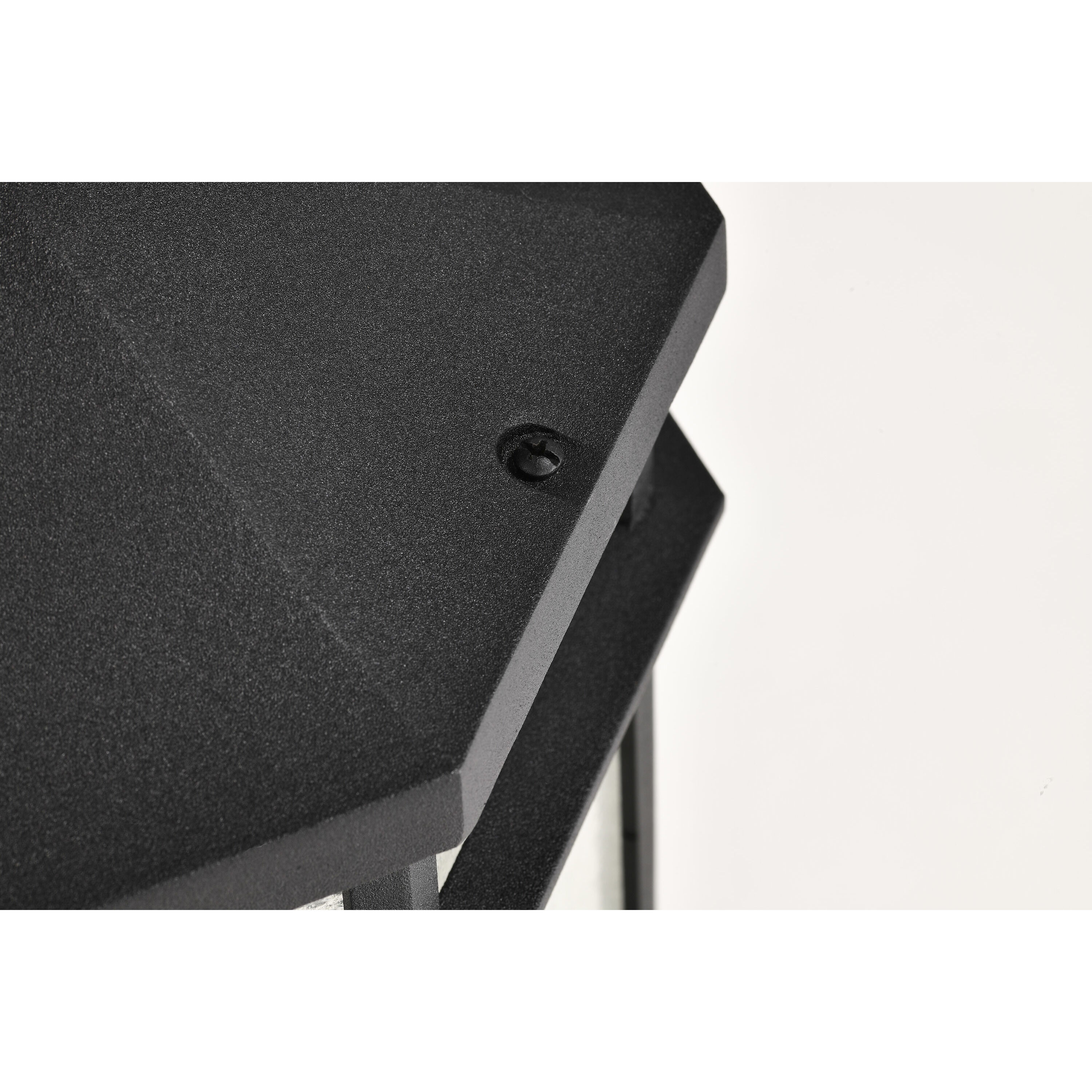 Raiden 18 inch Matte Black Post Lantern