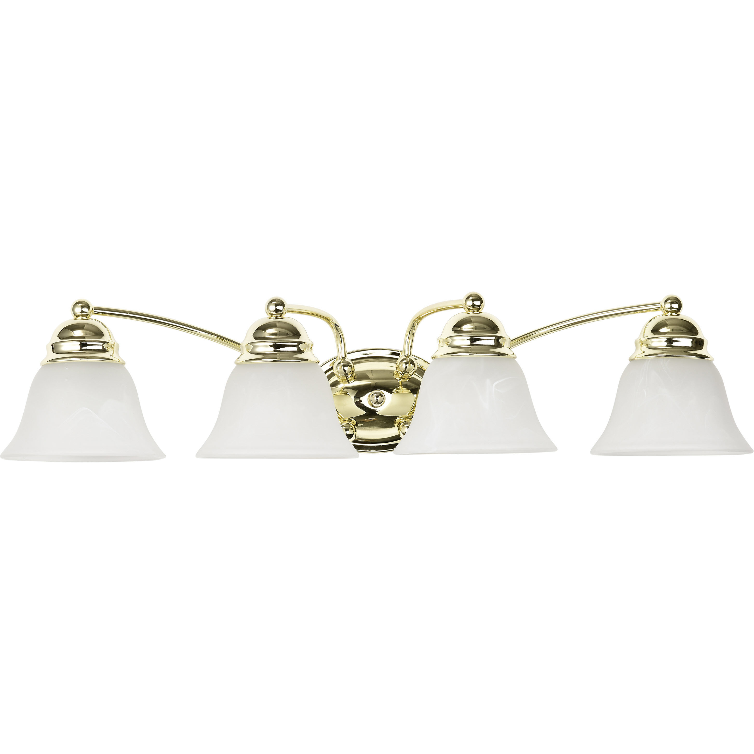 Empire 4 Light 29 inch Polished Brass Vanity Light Wall Light