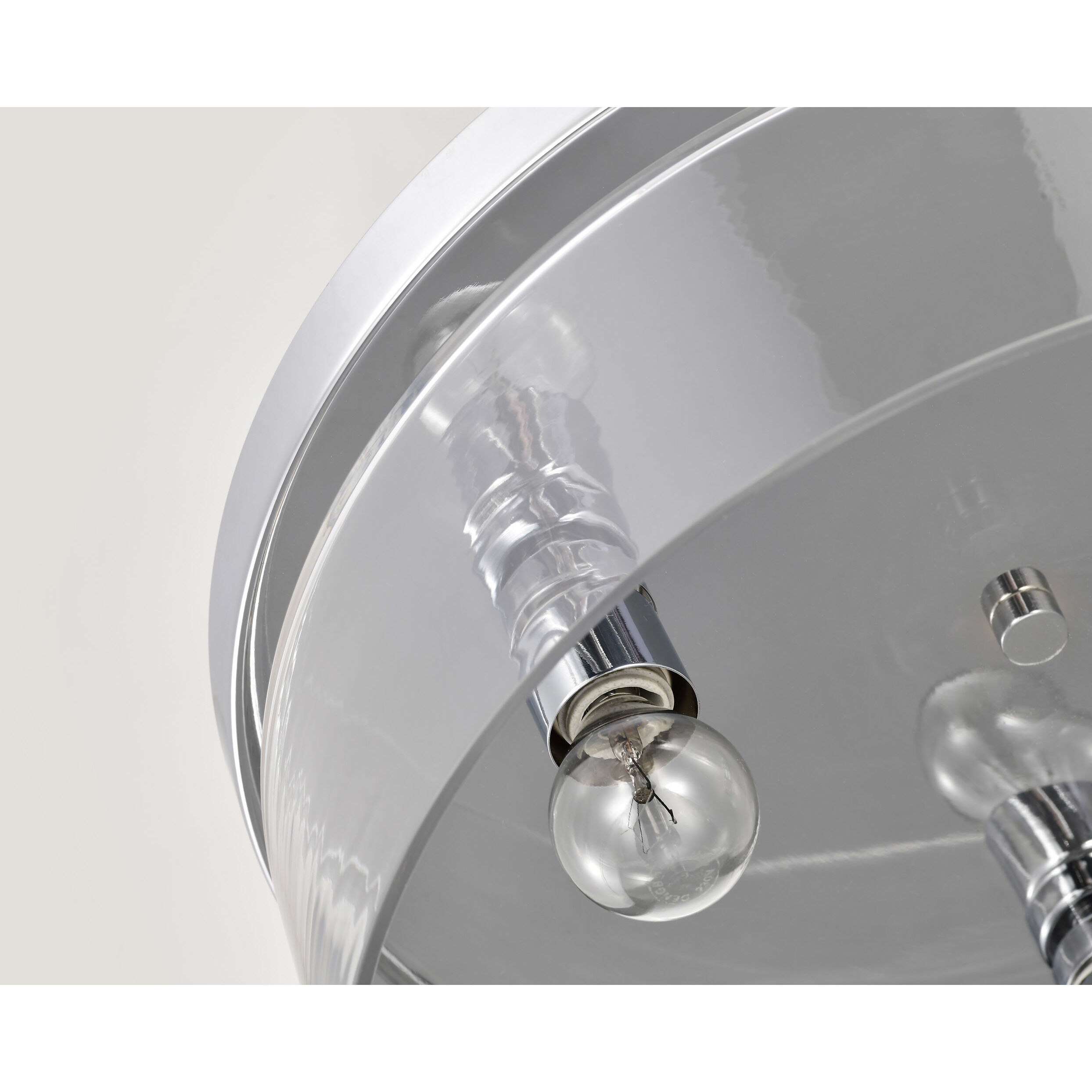 Marlowe 15 inch Polished Nickel Flush Mount Ceiling Light