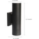 Brentwood LED 12 inch Bronze Outdoor Wall Sconce, Large