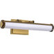 Cora LED 18.25 inch Vintage Brass Vanity Wall Light