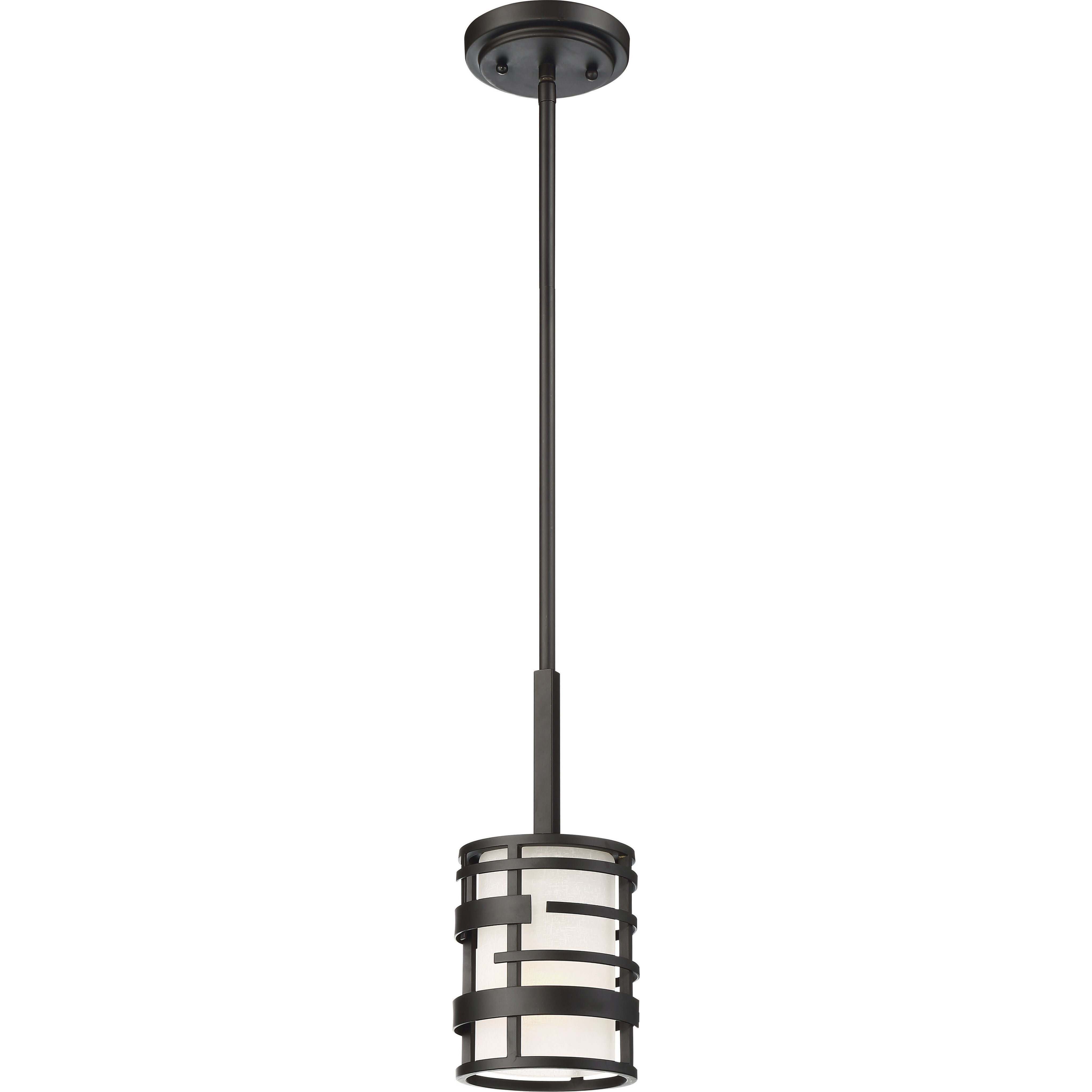 Lansing 1 Light 5.25 inch Textured Black Mini Pendant Ceiling Light