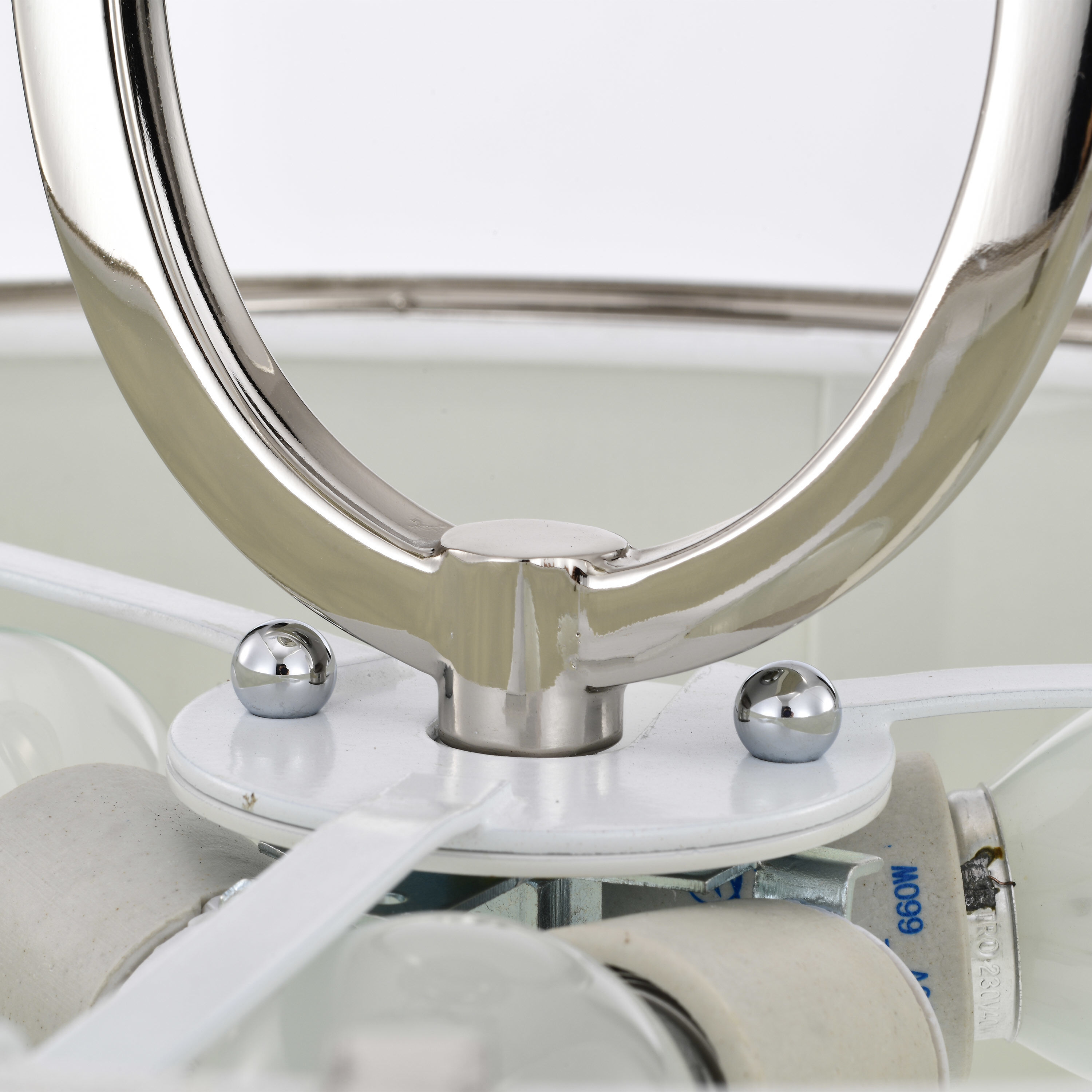 Harlow 3 Light 15 inch Polished Nickel Semi Flush Mount Ceiling Light