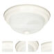Brentwood 3 Light 15 inch Textured White Flush Mount Ceiling Light