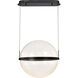 Arvada LED 20.5 inch Matte Black Pendant Ceiling Light