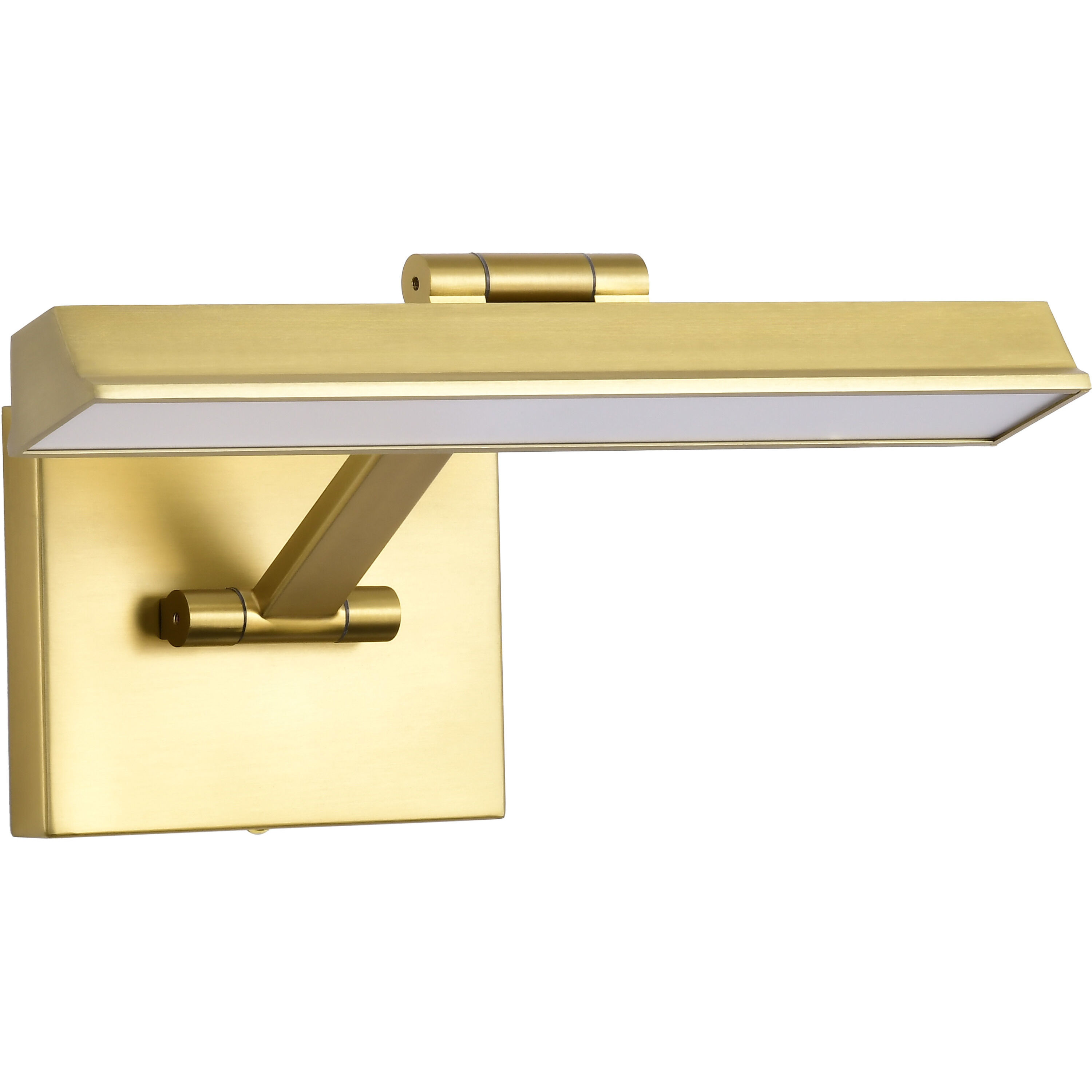 Hazel LED 12.2 inch Vintage Brass Vanity Wall Light