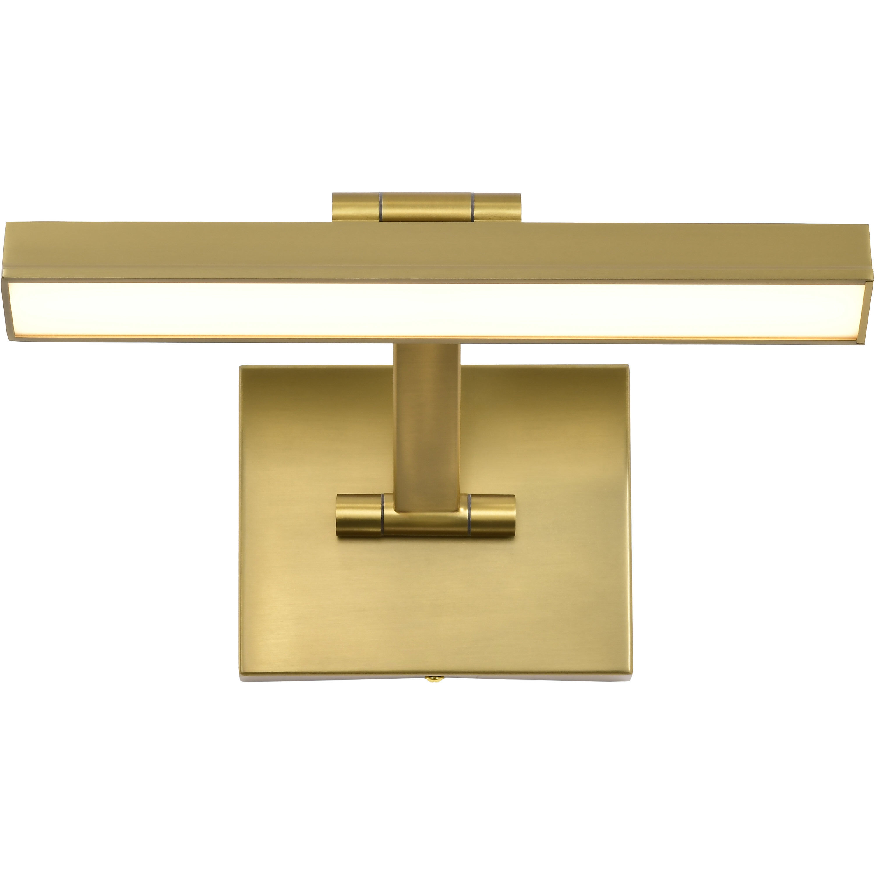 Hazel LED 12.2 inch Vintage Brass Vanity Wall Light
