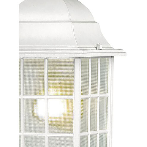 Adams 1 Light 6 inch White Outdoor Hanging Lantern