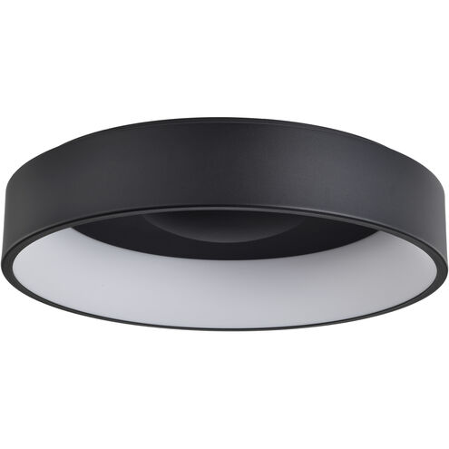 Orbit LED 23 inch Black Flush Mount Ceiling Light