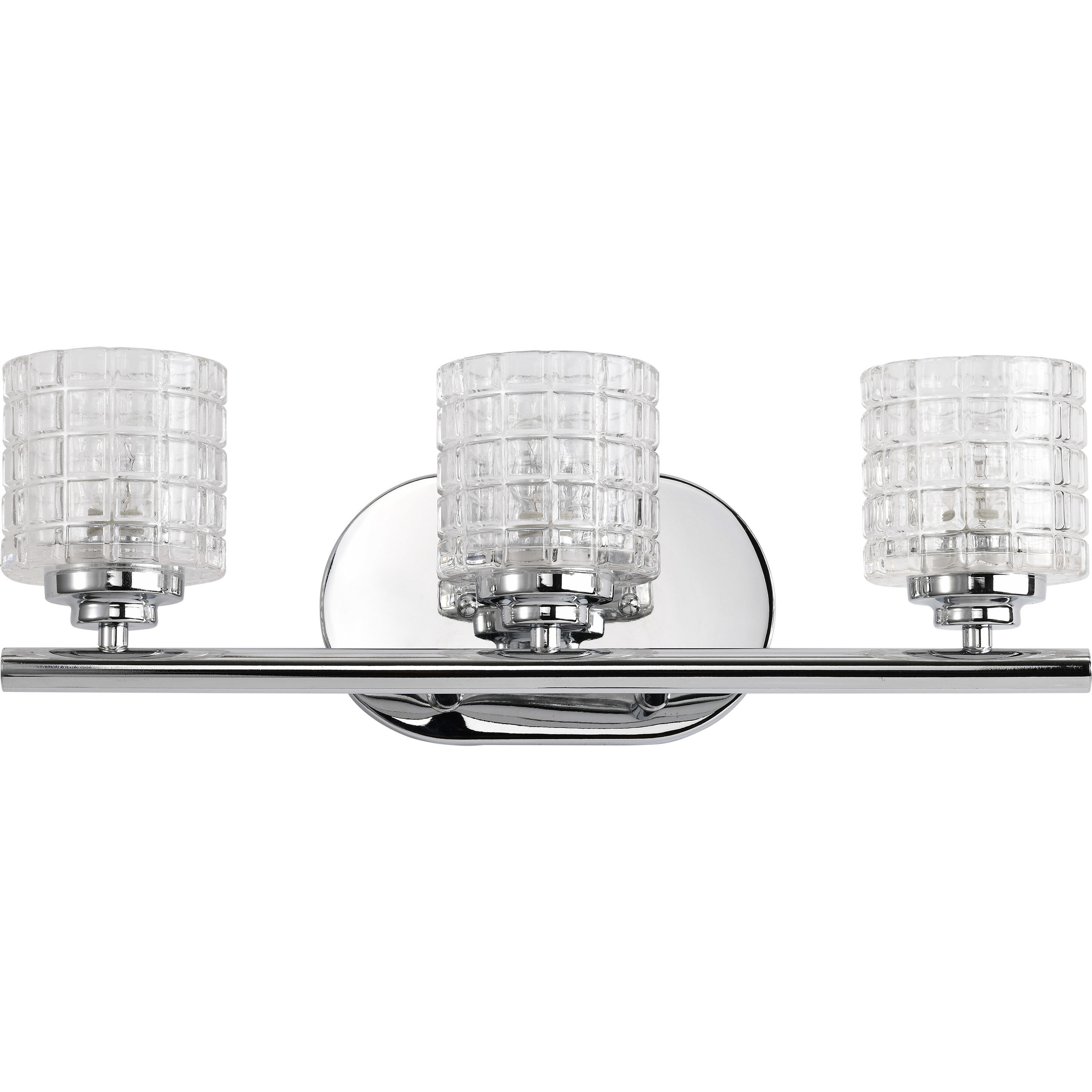 Votive 3 Light 17.88 inch Polished Nickel Vanity Light Wall Light