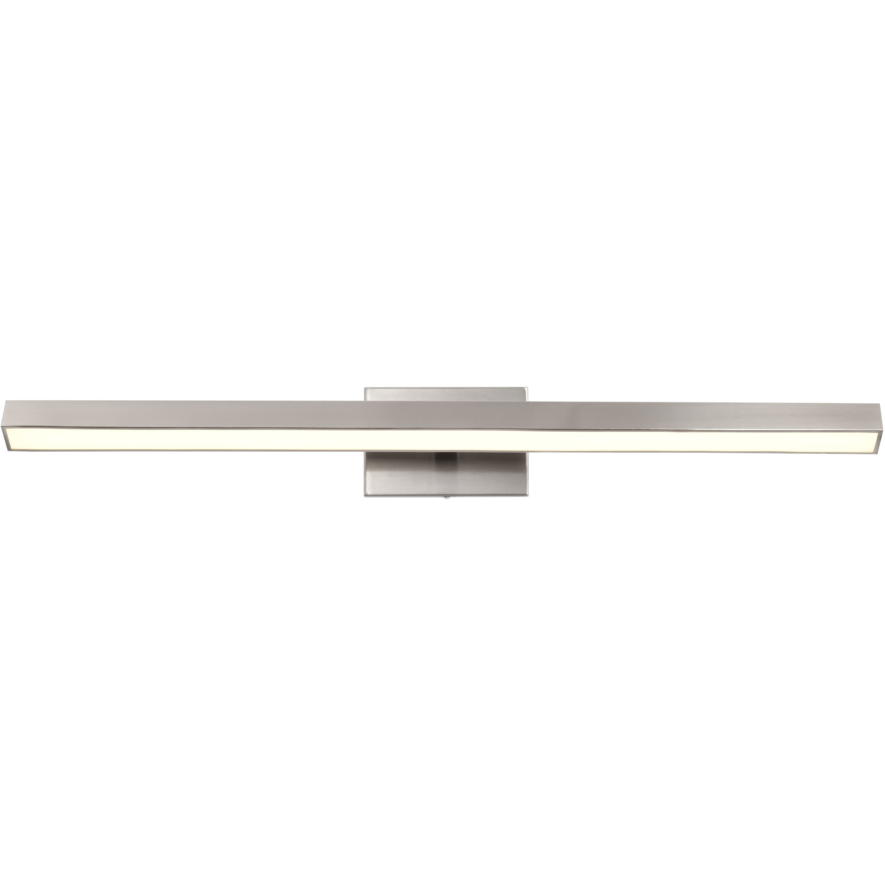 Mila LED 35.8 inch Brushed Nickel Vanity Wall Light