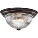 Brentwood 2 Light 13 inch Old Bronze Flush Mount Ceiling Light