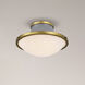 Lafayette 1 Light 18 inch Matte Gray Flush Mount Ceiling Light