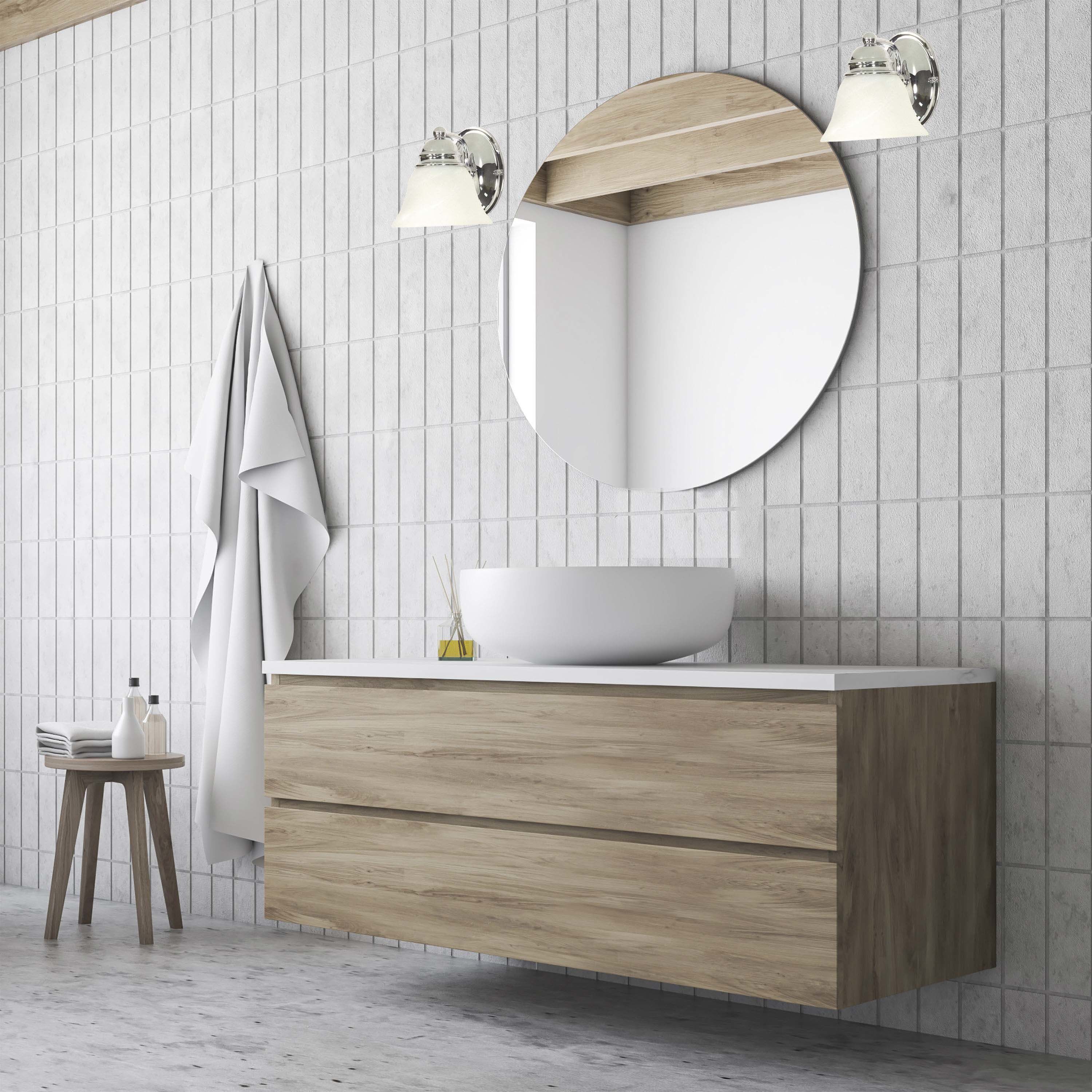 Empire 1 Light 6 inch Polished Chrome Vanity Light Wall Light