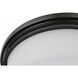 Warren 15 inch Gun Metal Flush Mount Ceiling Light