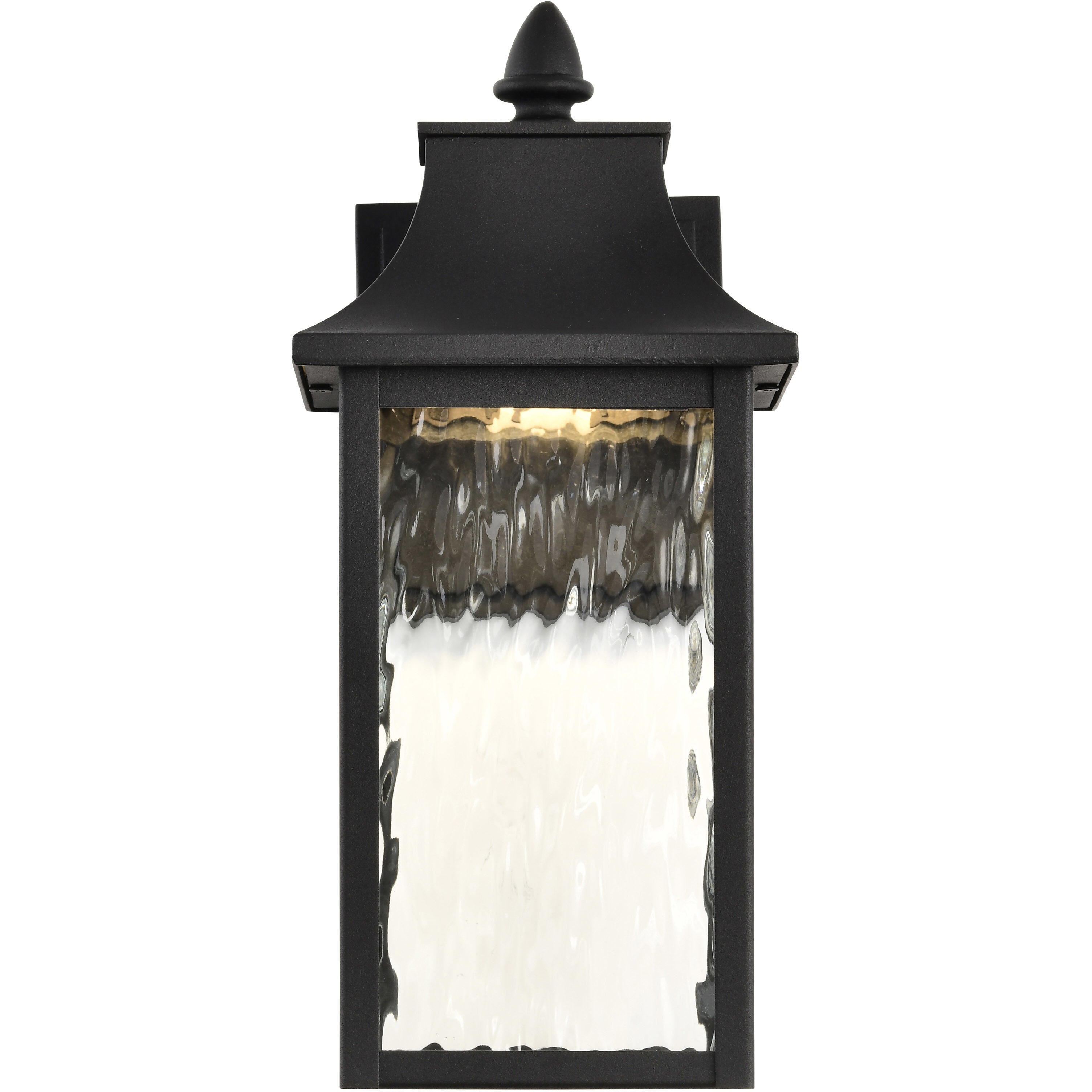 Austen LED 13.25 inch Matte Black Outdoor Wall Sconce