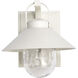 Ridge 8.13 inch White Outdoor Wall Light