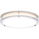 Glamour LED 12.99 inch Brushed Nickel Flush Mount Ceiling Light