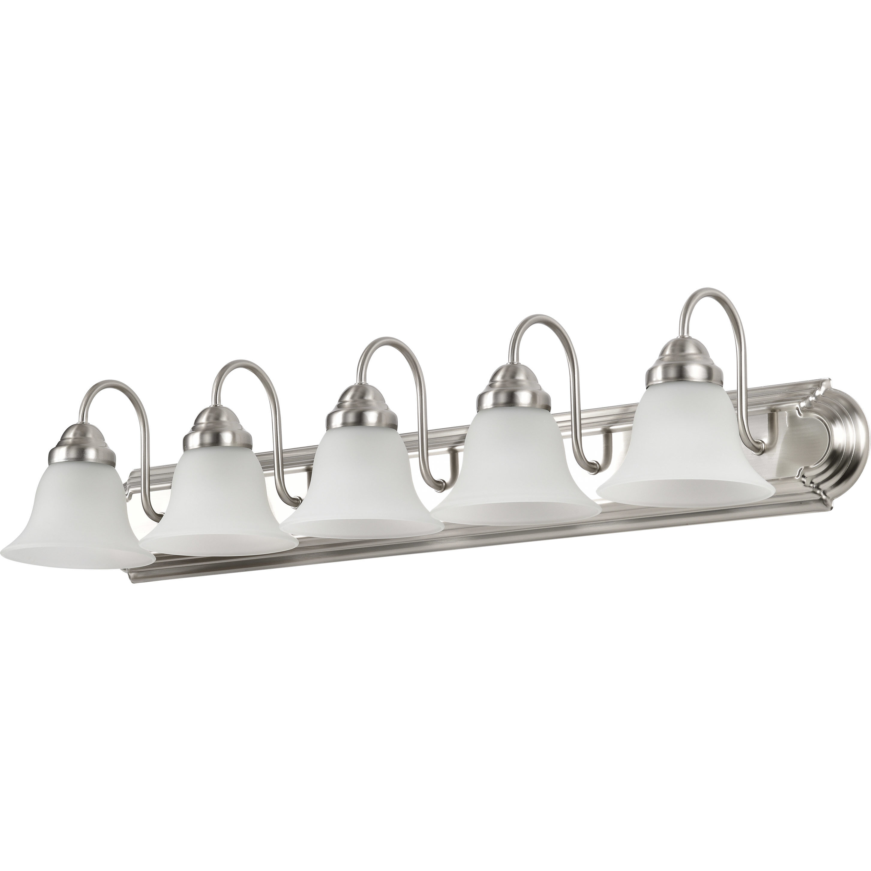Ballerina 5 Light 36 inch Brushed Nickel Vanity Light Wall Light