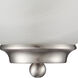Empire 1 Light 10 inch Brushed Nickel Wall Sconce Wall Light