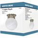 Brentwood 1 Light 6 inch Brushed Nickel Flush Mount Ceiling Light