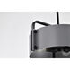 Altos 3 Light 14 inch Matte Gray Pendant Ceiling Light