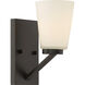 Nome 1 Light 4.75 inch Mahogany Bronze Vanity Light Wall Light