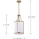 Easton 1 Light 9.75 inch Burnished Brass Pendant Ceiling Light