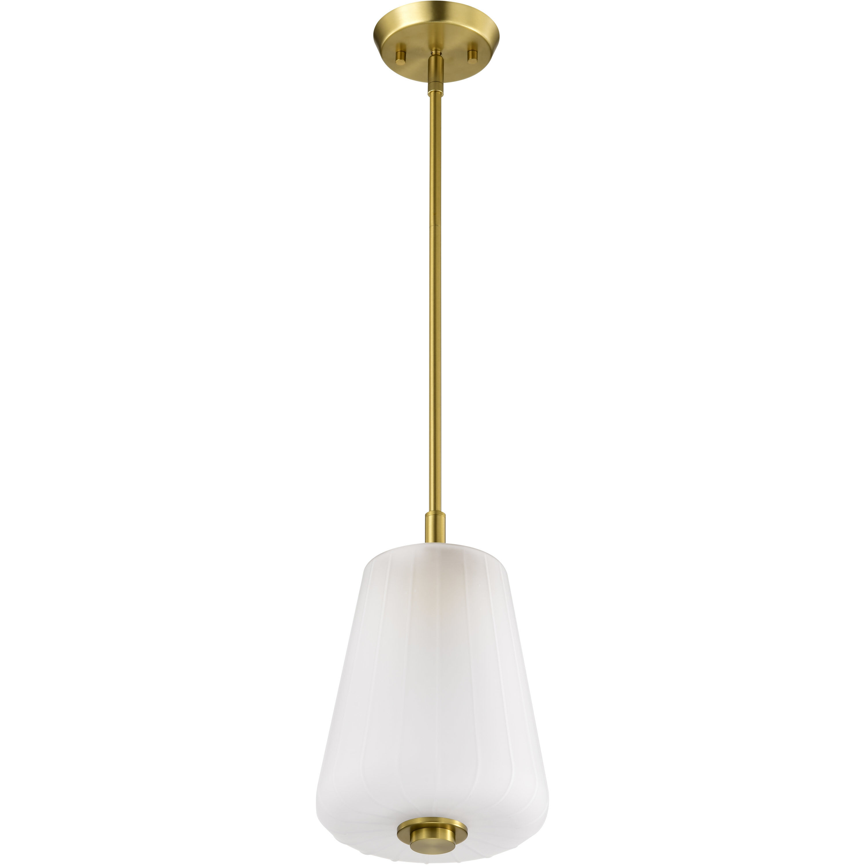 Lune 8 inch Vintage Brass Pendant Ceiling Light