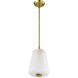Lune 8 inch Vintage Brass Pendant Ceiling Light