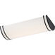 Glamour LED 11.31 inch Matte Black Flush Mount Ceiling Light