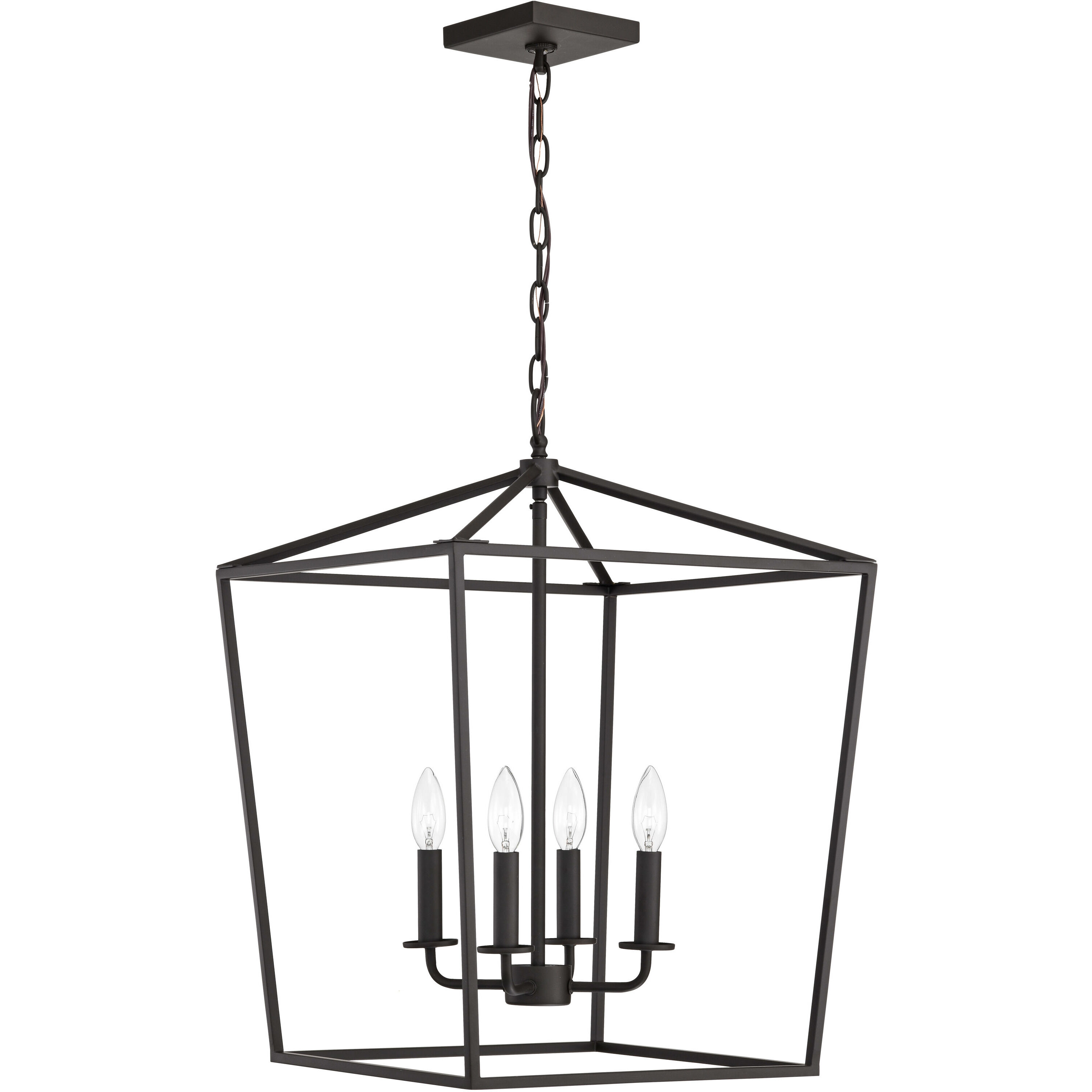 Emma 4 Light 20 inch Dark Bronze Pendant Ceiling Light