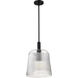 Grayson 12 inch Matte Black Pendant Ceiling Light
