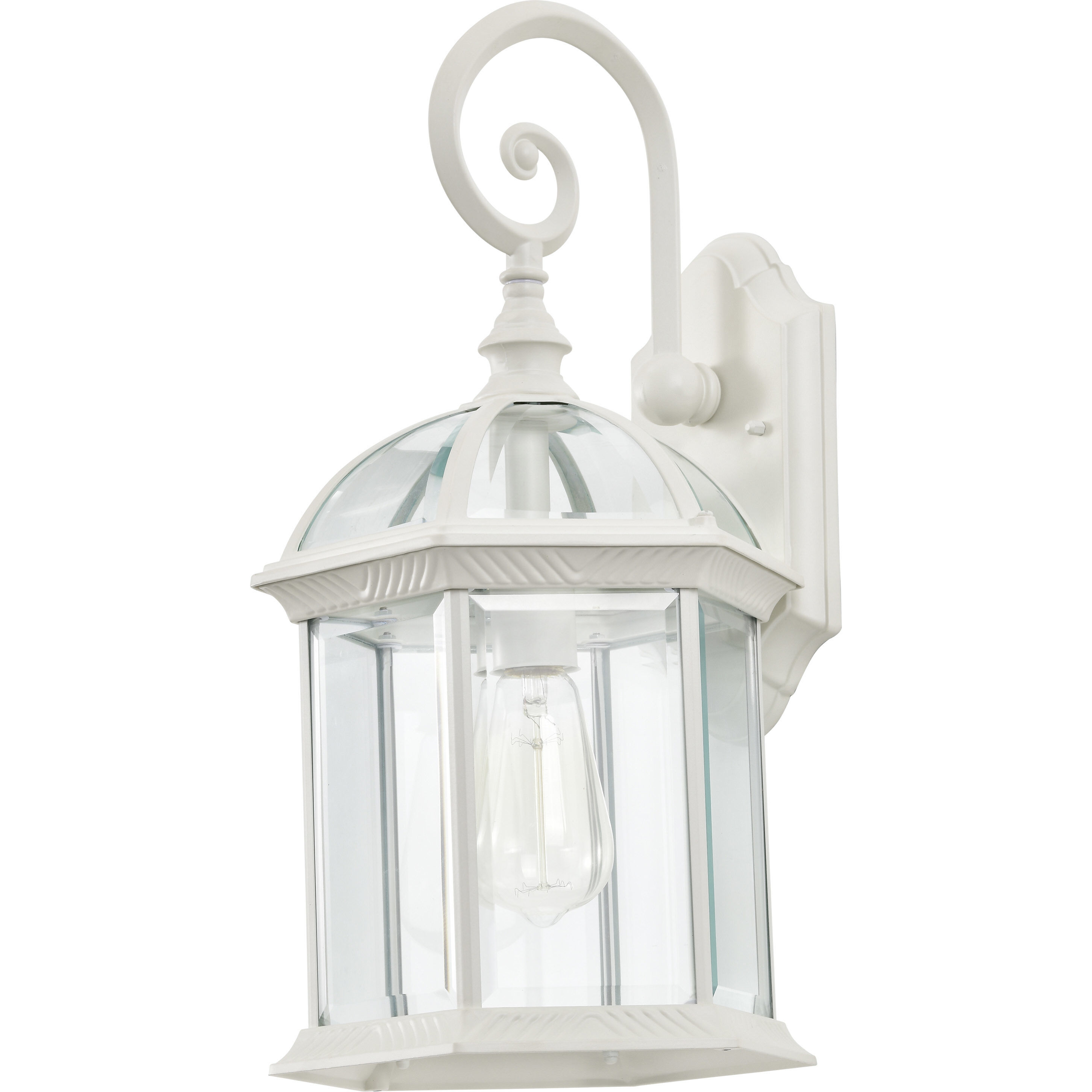 Boxwood 1 Light 19 inch White Outdoor Wall Lantern