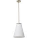 Royale 12 inch Brushed Nickel Pendant Ceiling Light
