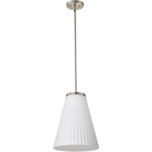 Royale 12 inch Brushed Nickel Pendant Ceiling Light