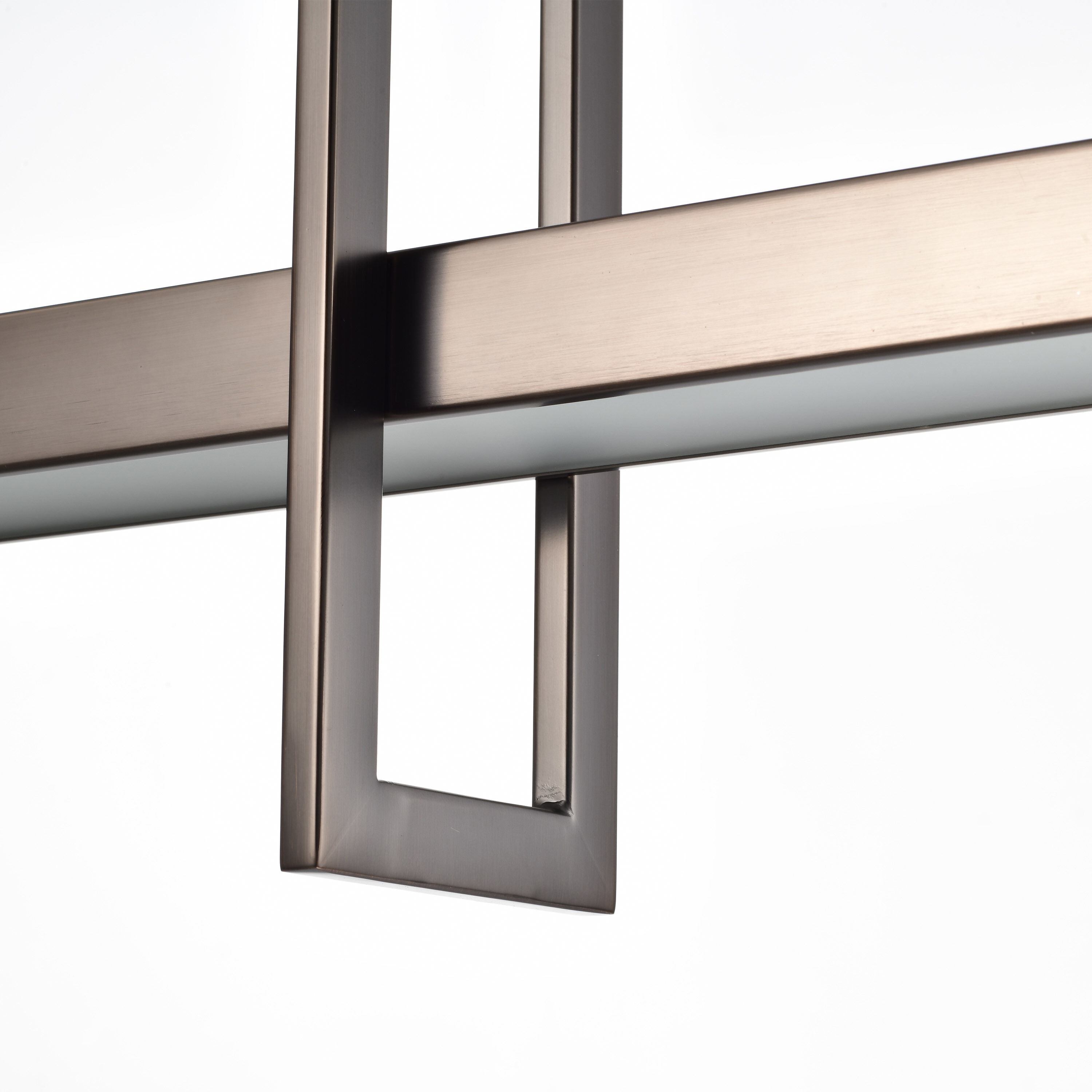 Frame LED 36 inch Hazel Bronze Island Pendant Ceiling Light