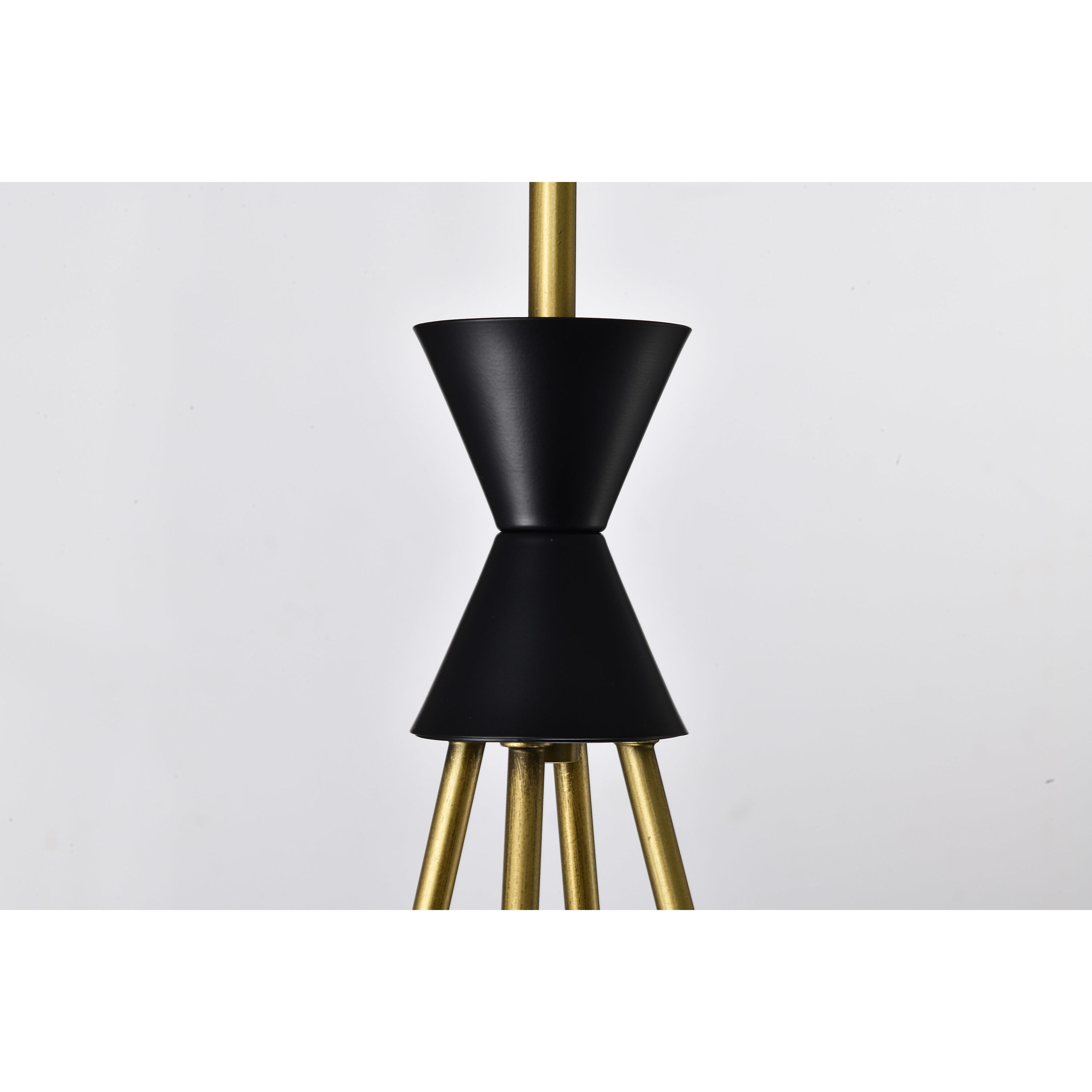 Marsden 4 Light 13.25 inch Matte Black Chandelier Ceiling Light