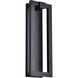 Crew LED 19.13 inch Sand Black Outdoor Wall Light